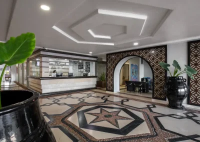 Recepción Hotel Don Pelayo Mazatlán