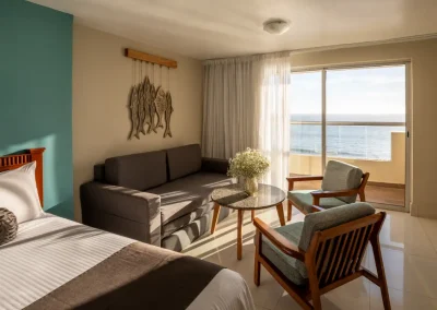 Suite Superior para 4-6 personas con vista al mar hotel familiar en el malecón de Mazatlán Don Pelayo