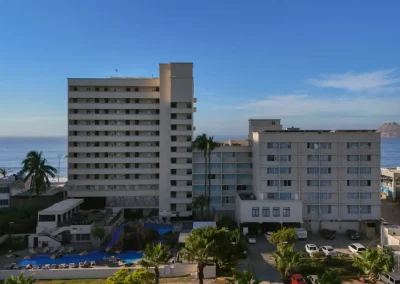 Vista trasera con Dron Hotel Don Pelayo Mazatlán